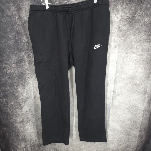 Nike Other - Nike Sweatpants Mens XXL Black Fleece Lined Pockets Swoosh Logo 823513-010‎
